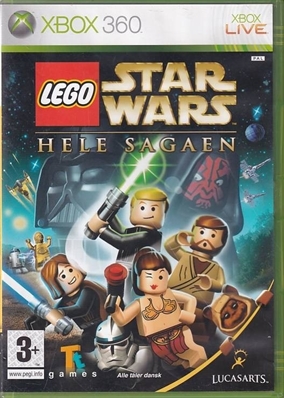 Lego Star Wars Hele Sagaen - Dansk - XBOX 360 (B Grade) (Genbrug)